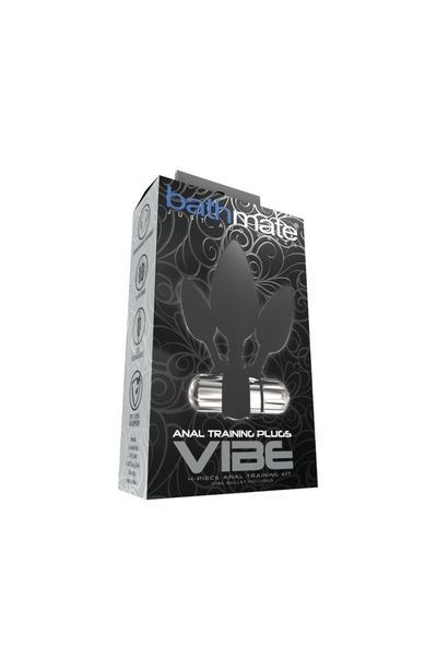 Набір анальних вібропробок Bathmate Anal Training Plugs VIBE, діаметр 2,5 см - 3,1см - 3,8см SO3360