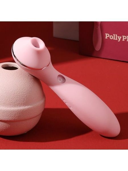 Вакуумний вібратор KisToy Polly Plus Pink SO4959