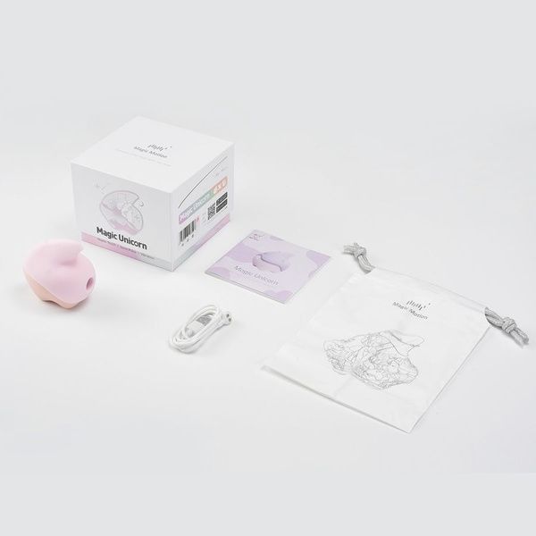 Вакуумный клиторальный смарт-стимулятор Magic Motion Unicorn Purple с вибрацией SO9601 фото