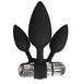 Набір анальних вібропробок Bathmate Anal Training Plugs VIBE, діаметр 2,5 см - 3,1см - 3,8см SO3360 2