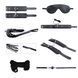 Набір аксесуарів БДСМ Alive Secret Desires Black Kit (8 pcs) SO5992 1