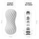 Мастурбатор Tenga Flex Silky White с изменяемой интенсивностью, можно скручивать SO1645 фото 2