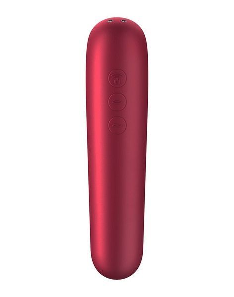 Смарт-вібратор та вакуумний стимулятор 2в1 Satisfyer Dual Love Pink SO4104