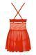 Бебі-дол Obsessive 838-BAB-3 babydoll & thong red 2XL/3XL SX1121 4