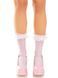 Шкарпетки ажурні з рюшами Leg Avenue Mini Bow Lace Anklet White SX1047 3