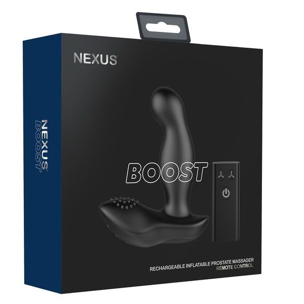 Вібромасажер простати Nexus Boost з надувною головкою, пульт ДК SO6232