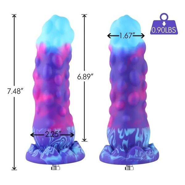 Силиконовый дилдо Hismith 7.48" Silicone Dildo HSA138 Monster Series SO9968 фото