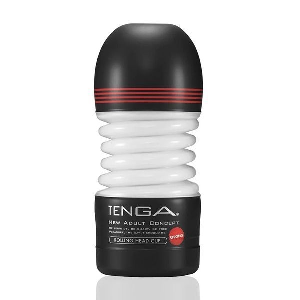 Мастурбатор Tenga Rolling Head Cup STRONG з інтенсивною стимуляцією головки SO5106