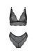 Комплект Passion AMBERLY SET black, L/XL, бралетт и трусики бразилиана SX0464 фото 3