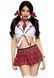 Leg Avenue Miss Prep School S/M Red SO7997 1