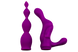 Насадки для двостороннього вібратора Adrien Lastic AD-2X - Anal set AD20363