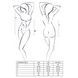 Боди Passion CHARMING BODY S/M, black EL11002 фото 3