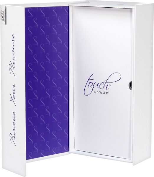 Вібратор-кролик Touch by SWAN - Trio Purple, сенсорне керування, ротація, діаметр 3,8 см SO7767