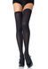 Плотные непрозрачные чулки Leg Avenue Nylon Thigh Highs Black, plus size SO7917 фото 5