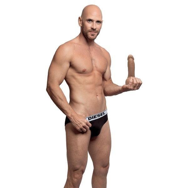 Фалоімітатор Fleshlight Guys: Johnny Sins Dildo, за зліпком пеніса, лисий з Браззерс SO5515