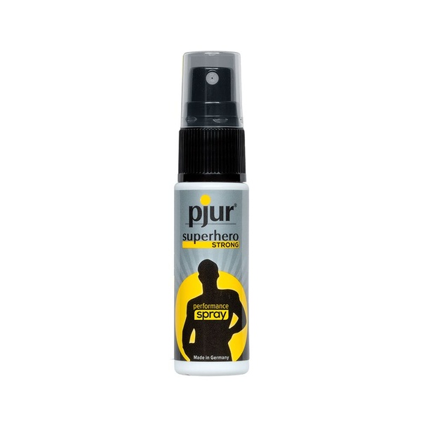 Пролонгувальний спрей pjur Superhero Strong Spray 20 ml, з екстрактом імбиру, всотується в шкіру PJ12920
