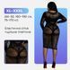Платье-бодистокинг Moonlight Plus Model 03 XL-XXXL Black, миди, длинный рукав SO8194 фото 3