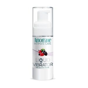 Лубрикант з ефектом вібрації Amoreane Med Liquid Vibrator Berries (30 мл) SO5970