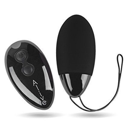 Мощное виброяйцо Alive Magic Egg MAX Black с пультом ДУ, мощное AL40639 фото