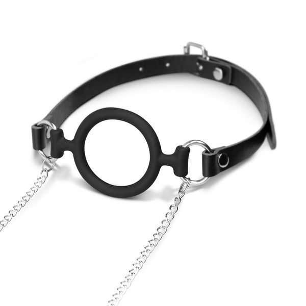 Затискачі для сосків з кляпом Bedroom Fantasies Nipple Clamps & Silicone Gag Ring SO8819