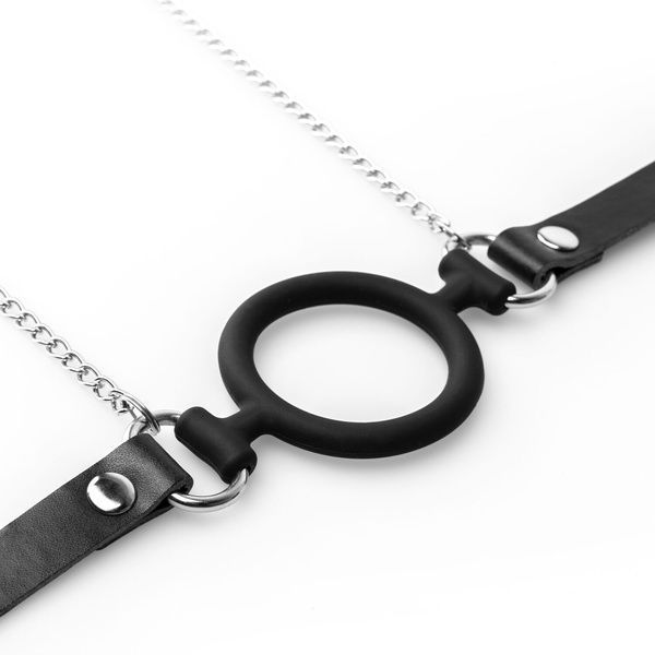 Затискачі для сосків з кляпом Bedroom Fantasies Nipple Clamps & Silicone Gag Ring SO8819