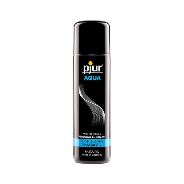 Лубрикант на водній основі pjur Aqua 250 мл, ефект оксамитової шкіри без прилипання PJ10350