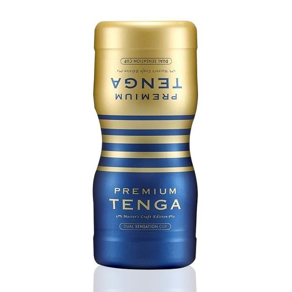 Мастурбатор Tenga Premium Dual Sensation Cup двосторонній, із двома незалежними каналами SO5109