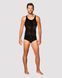 Чоловіча напівпрозора майка-борцовка з візерунком Obsessive T103 tank top S/M/L, чорна SO7311 3