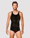 Чоловіча напівпрозора майка-борцовка з візерунком Obsessive T103 tank top S/M/L, чорна SO7311 1
