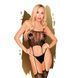 Бодістокінг з топом та панчохами на підв'язках Penthouse - Sex Dealer Black S/L SO4394 1