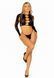 Комплект Leg Avenue Long sleeve crop top & string Royal Blue One Size SO9098 6