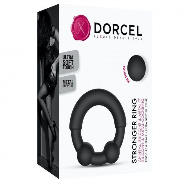Ерекційне кільце з металевими вставками Dorcel STRONGER RING SO5077