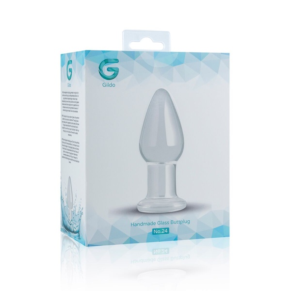 Скляна анальна пробка Gildo Glass Buttplug No. 24 SO4620