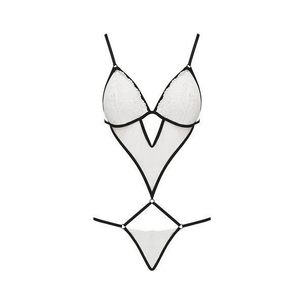 Боді монокіні ORIHIME BODY white L/XL - Passion EL16401