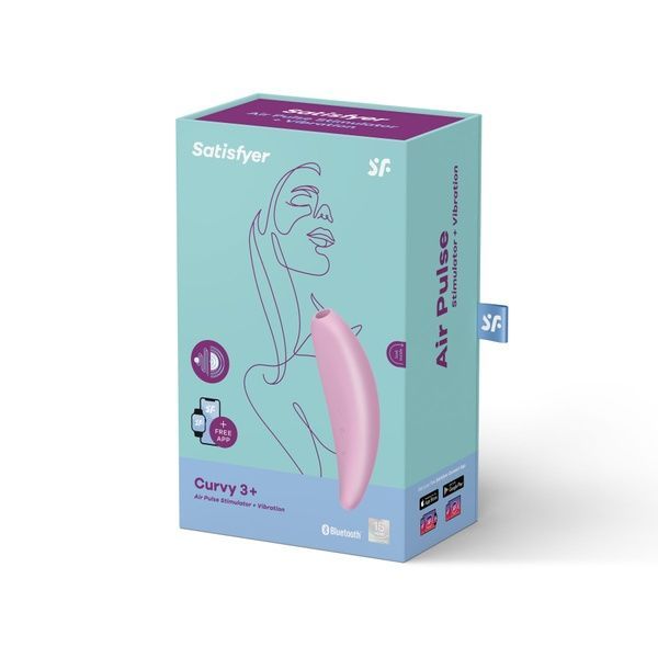 Вакуумний кліторальний стимулятор Satisfyer Curvy 3+ SO3893