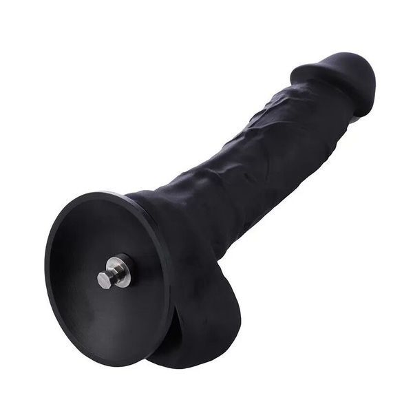 Силіконовий дилдо Hismith 8.3" Silicone Dildo Black SO9971