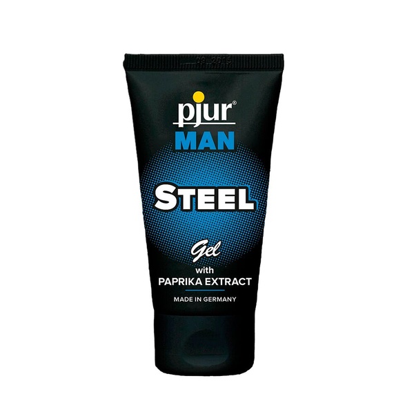 Гель для пеніса стимулювальний pjur MAN Steel Gel 50 ml з екстрактом паприки та ментолом PJ12910
