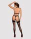 Портупея на груди Obsessive A740 harness black O/S, штучна шкіра SO7853 4