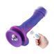 Фалоімітатор 8.2&Prime; з вібрацією для секс-машин Hismith Purple Silicone Dildo with Vibe, знімний конект SO6212 1