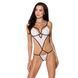 Боді монокіні ORIHIME BODY white L/XL - Passion EL16401 1