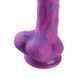 Фалоімітатор 8.2&Prime; з вібрацією для секс-машин Hismith Purple Silicone Dildo with Vibe, знімний конект SO6212 5