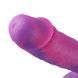 Фалоімітатор 8.2&Prime; з вібрацією для секс-машин Hismith Purple Silicone Dildo with Vibe, знімний конект SO6212 6