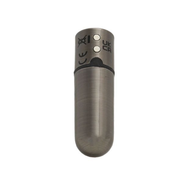 Віброкуля PowerBullet First-Class Bullet 2.5&Prime; з Key Chain Pouch, Gun Metal, 9 режимів вібрації SO6846