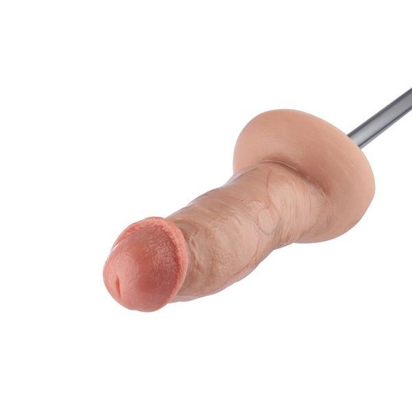 Гіперреалістичний силіконовий фалоімітатор для секс-машин Hismith Hyper Realistic Silicone Dildo, си SO6213
