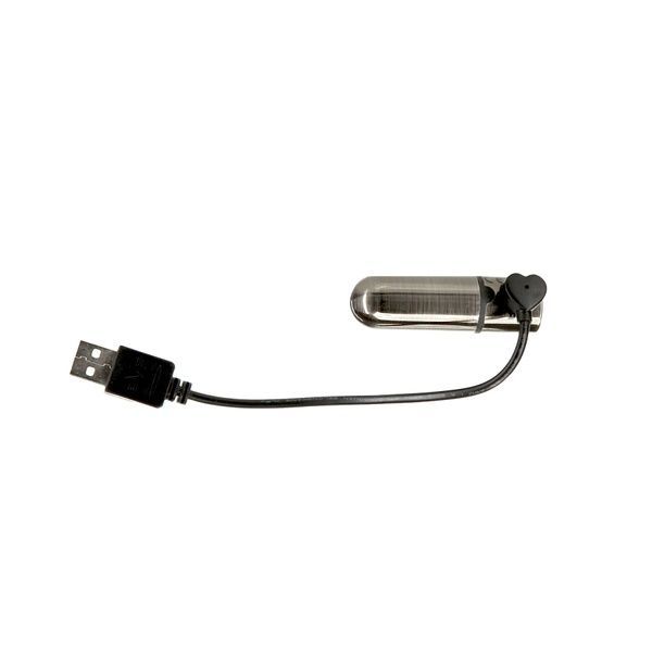Віброкуля PowerBullet First-Class Bullet 2.5&Prime; з Key Chain Pouch, Gun Metal, 9 режимів вібрації SO6846