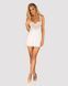 Сорочка Obsessive Amor Blanco underwire chemise & thong white S/M SX1126 1