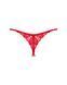 Трусики з доступом Obsessive Ingridia crotchless thong XL/2XL, червоні SO9045 4