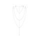 Цепочка для спины Bijoux Indiscrets Magnifique Back and Cleavage Chain - Silver, украшение для тела SO2655 фото 1