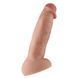 Гіперреалістичний силіконовий фалоімітатор для секс-машин Hismith Hyper Realistic Silicone Dildo, си SO6213 3