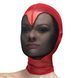 Маска серце сітка із повністю закритим обличчям Feral Feelings - Hearts Mask Red/Black SO9329 1